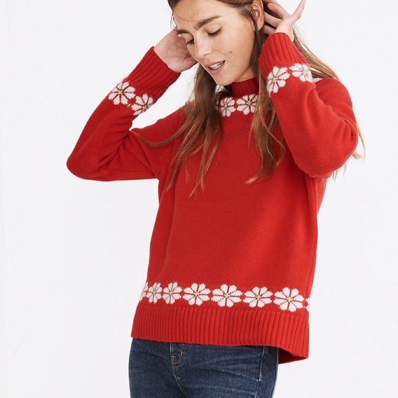 Madewell Floral Hazelwood Pullover Sweater - Picture 2 of 6